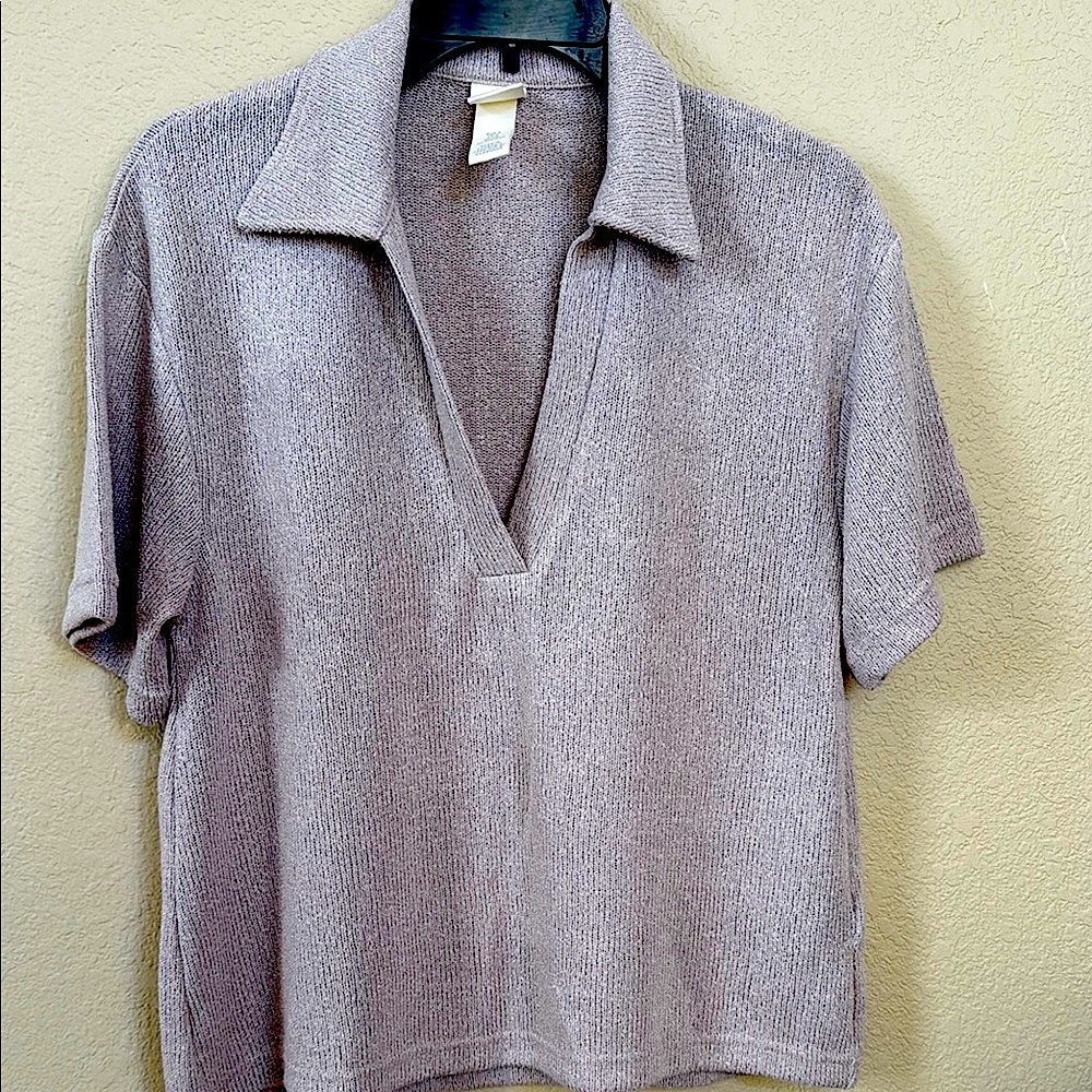 H&M Tan Short Sleeve Polo Top